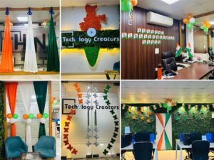A Workspace Painted in Tricolor - Tech9logy Creators